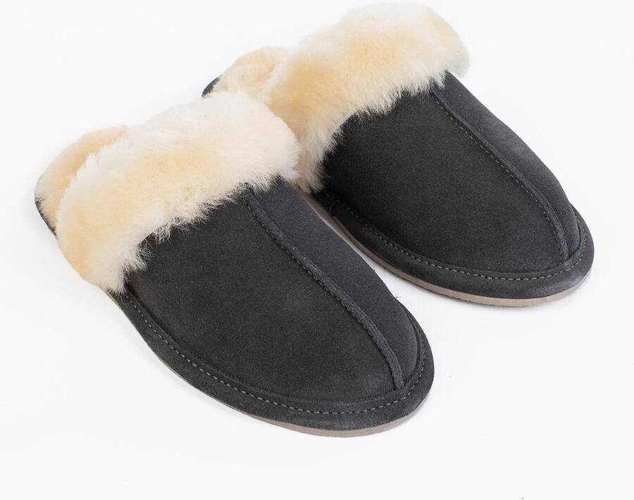 Minnetonka Huisschoenen crème donkergrijs - Foto 2