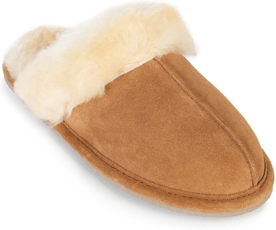 Minnetonka Huisschoenen crème lichtbruin - Foto 2
