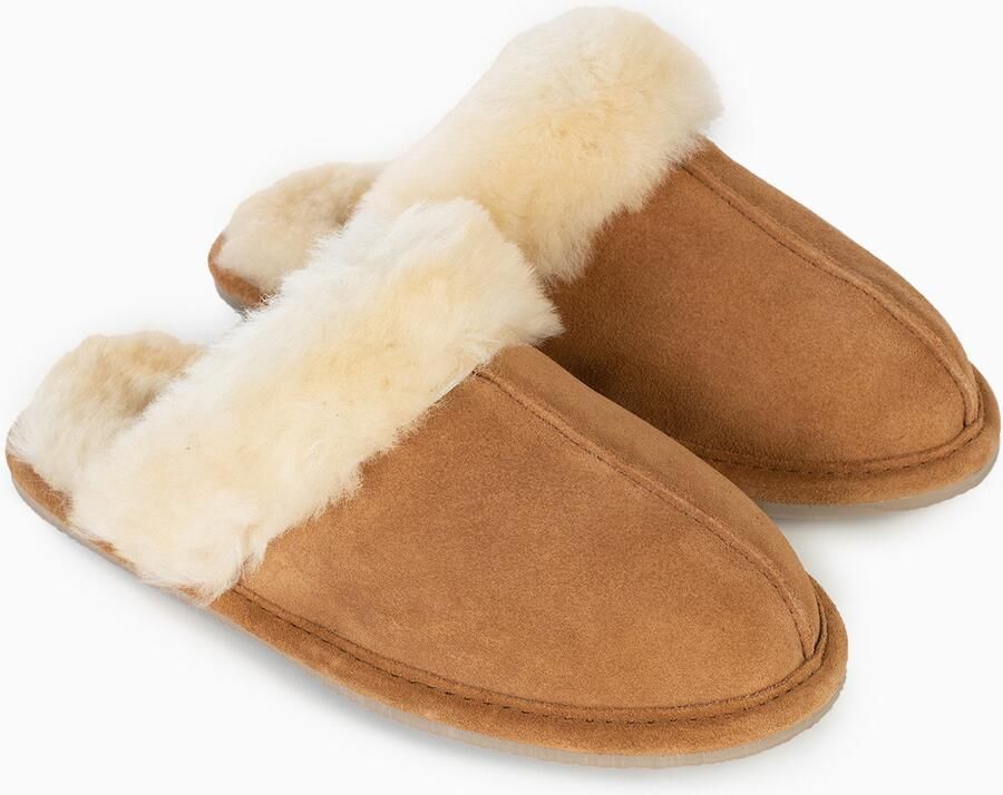 Minnetonka Huisschoenen crème lichtbruin - Foto 3