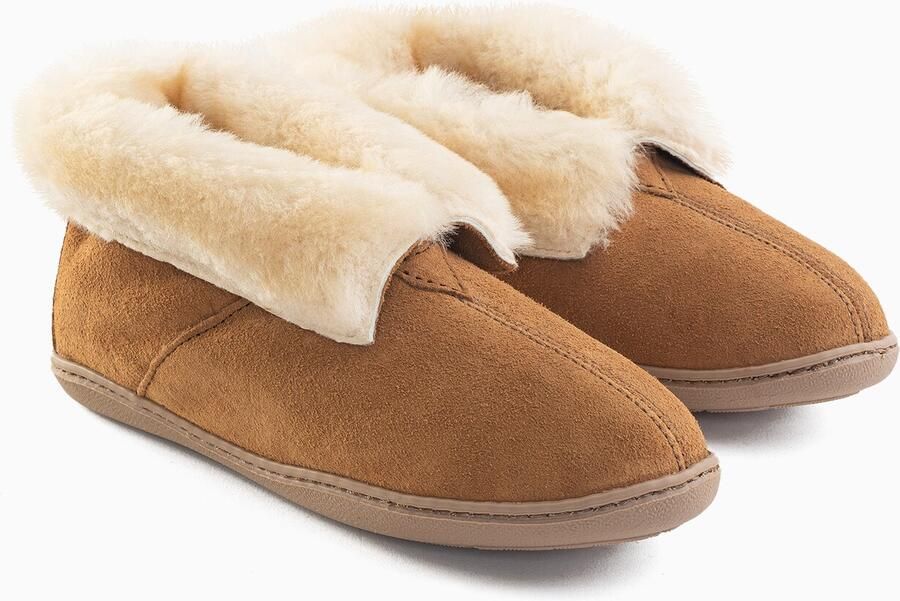 Minnetonka Huisschoenen 'Sheepshin' bruin - Foto 3