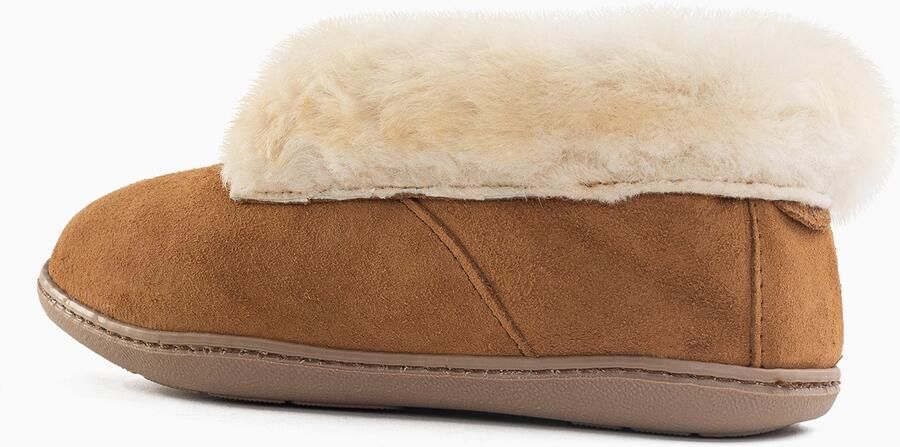 Minnetonka Huisschoenen 'Sheepshin' bruin - Foto 4