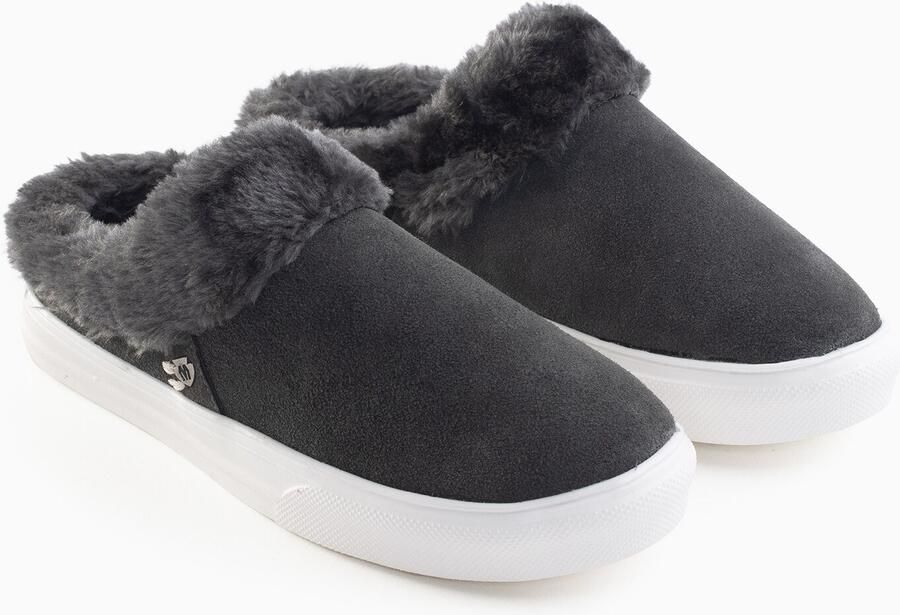 Minnetonka Huisschoenen 'Windy' donkergrijs - Foto 3