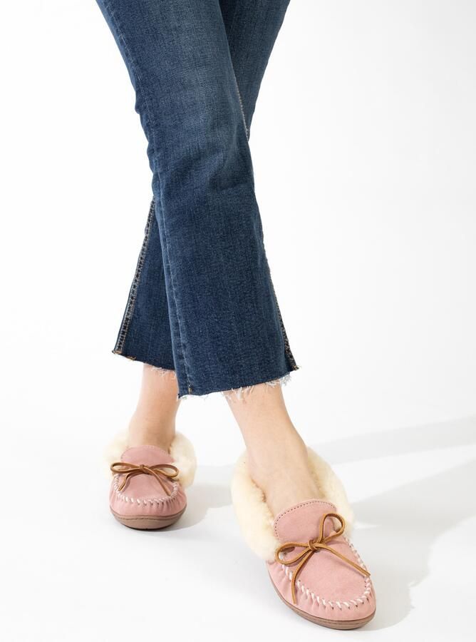 Minnetonka Mocassins 'Alpine' champagne lichtbeige - Foto 3