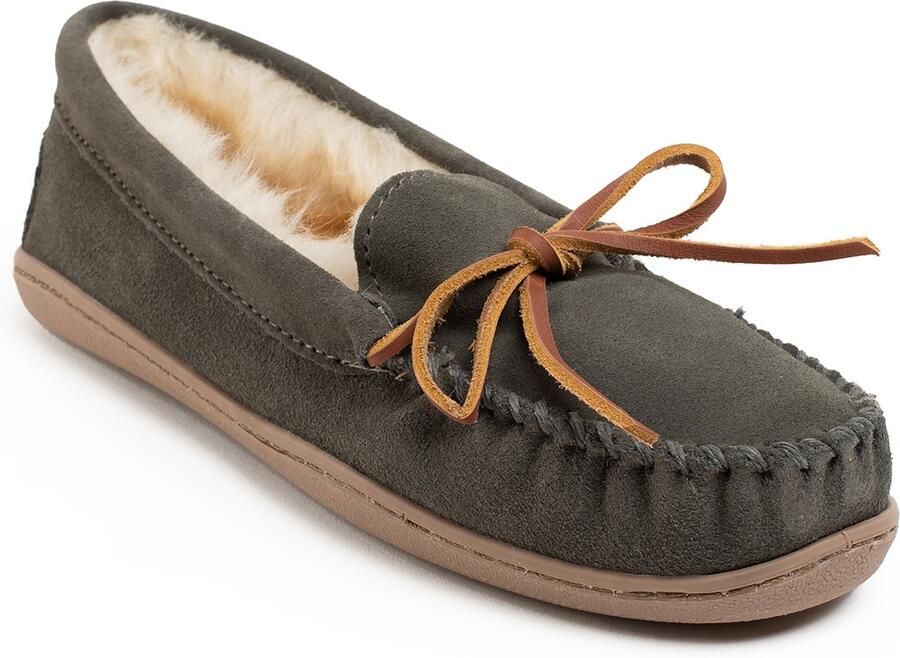 Minnetonka Mocassins bruin grijs - Foto 2