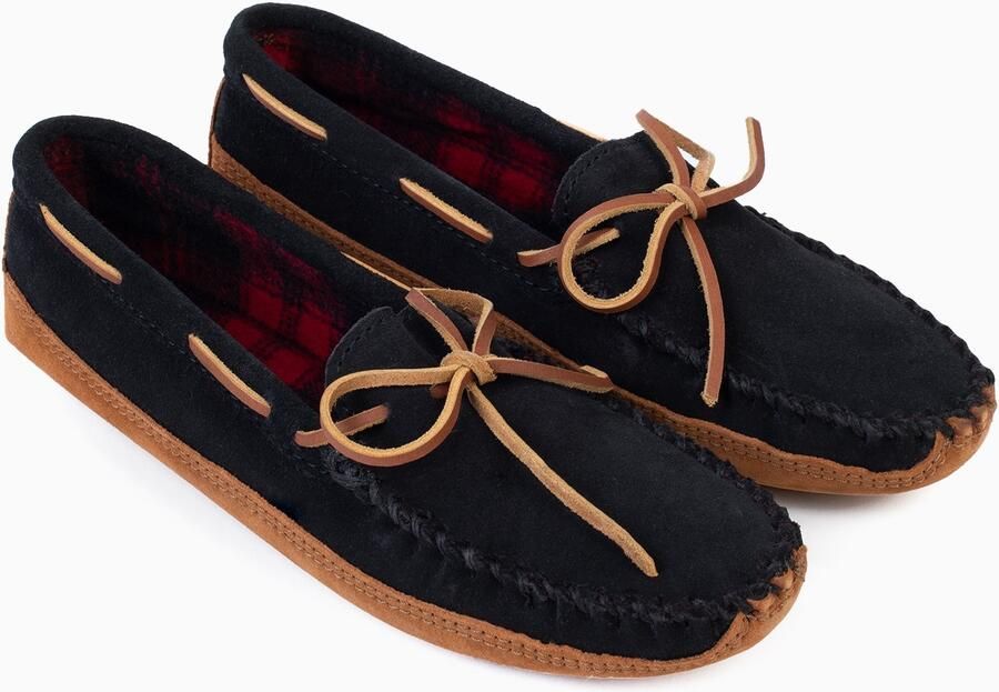 Minnetonka Mocassins bruin zwart - Foto 2