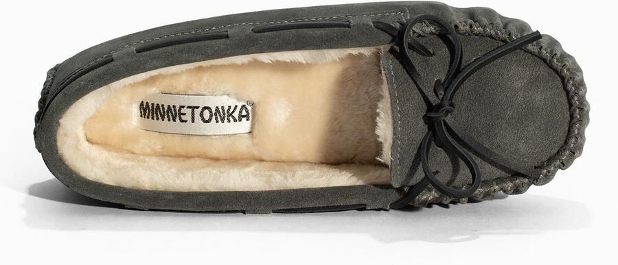 Minnetonka Mocassins 'Cally' donkergrijs - Foto 4
