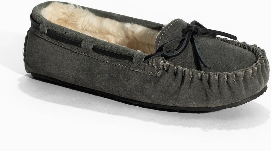 Minnetonka Mocassins 'Cally' donkergrijs - Foto 2