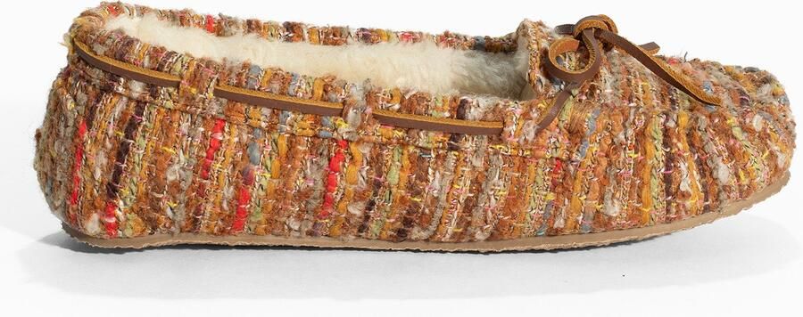 Minnetonka Mocassins 'Cally' pueblo taupe lichtgroen rood - Foto 6