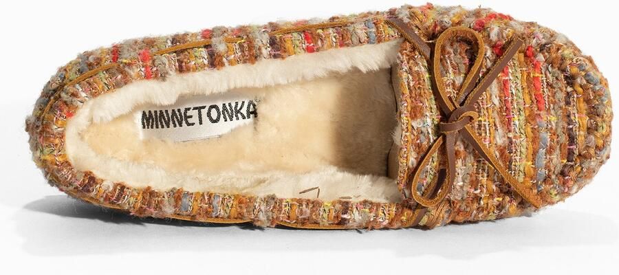 Minnetonka Mocassins 'Cally' pueblo taupe lichtgroen rood - Foto 4