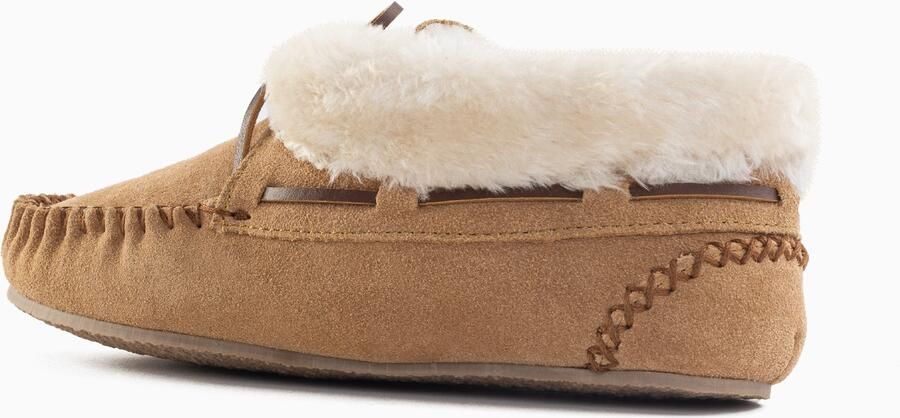 Minnetonka Mocassins 'Chrissy' bruin wit - Foto 5