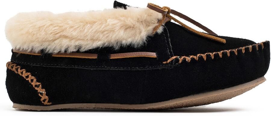 Minnetonka Mocassins 'Chrissy' crème bruin zwart - Foto 3