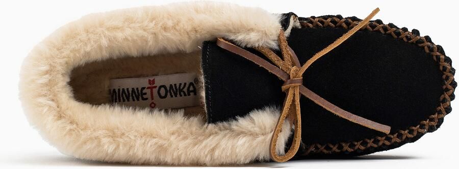 Minnetonka Mocassins 'Chrissy' crème bruin zwart - Foto 4