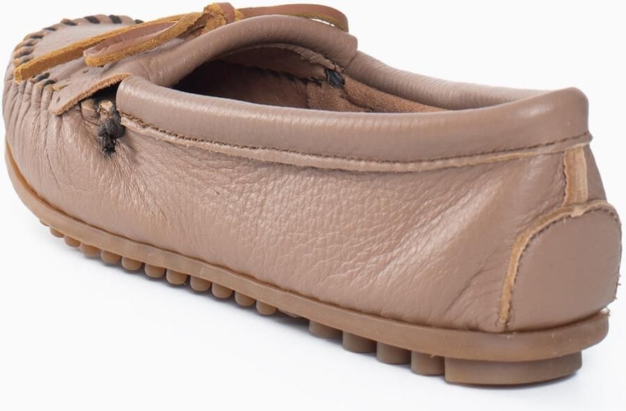 Minnetonka Mocassins 'Deerskin Kilty' lichtbruin - Foto 3