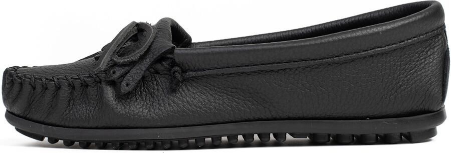 Minnetonka Mocassins 'Deerskin Kilty' zwart