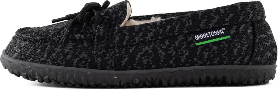Minnetonka Mocassins 'Eco Oak' donkergrijs groen zwart wit - Foto 4