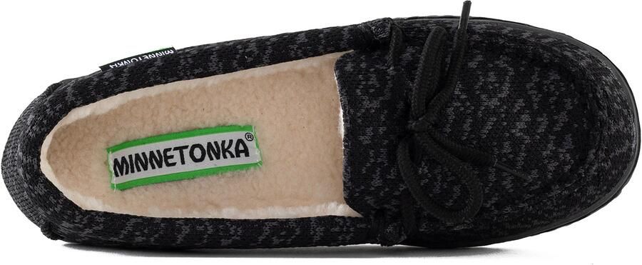 Minnetonka Mocassins 'Eco Oak' donkergrijs groen zwart wit - Foto 2