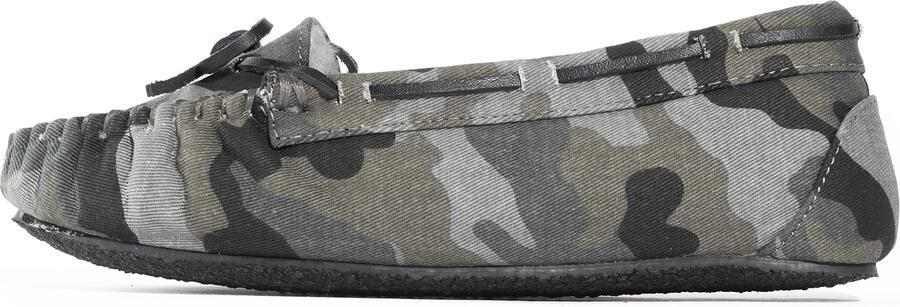 Minnetonka Mocassins grijs groen zwart