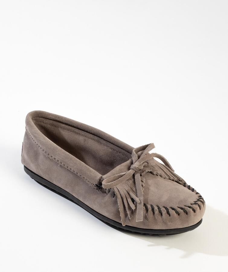 Minnetonka Mocassins 'Kilty' grijs - Foto 2