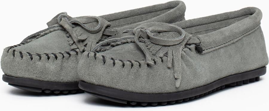 Minnetonka Mocassins 'Kilty' pastelblauw - Foto 5