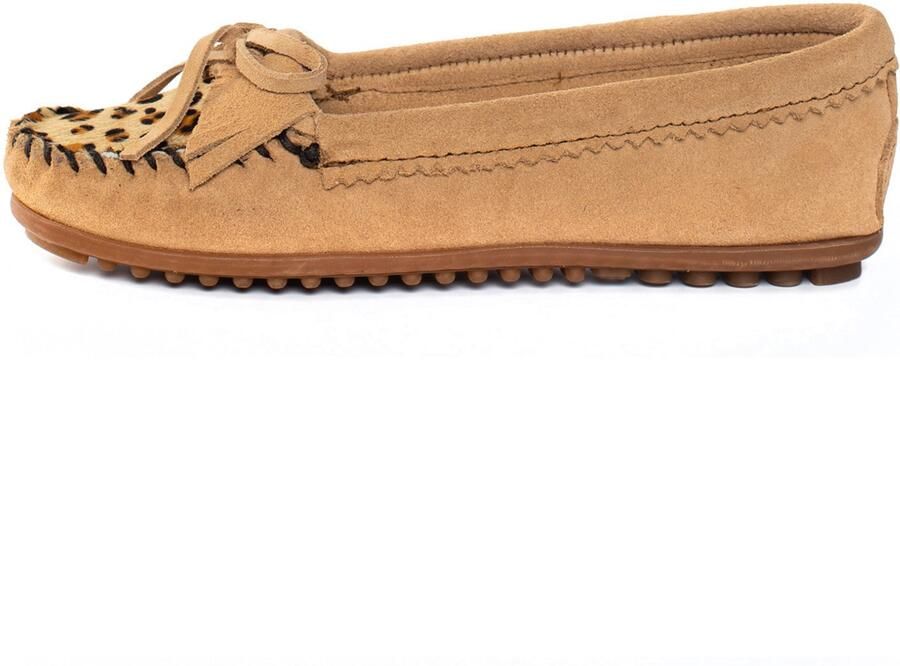 Minnetonka Mocassins 'Kilty Plus' cognac lichtbruin zwart