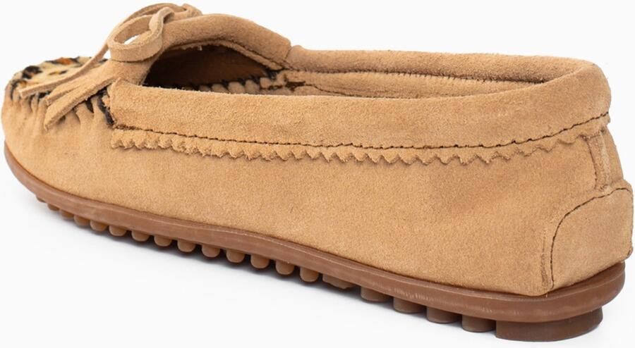 Minnetonka Mocassins 'Kilty Plus' cognac lichtbruin zwart - Foto 2