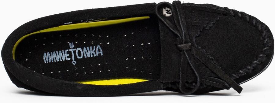 Minnetonka Mocassins 'Kilty plus' zwart wit - Foto 3