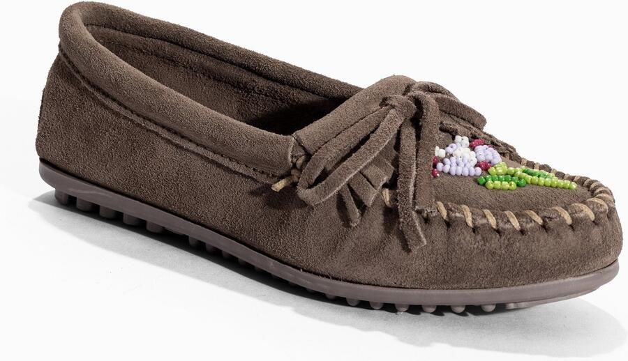 Minnetonka Mocassins 'Kilty Tread' grijs - Foto 2