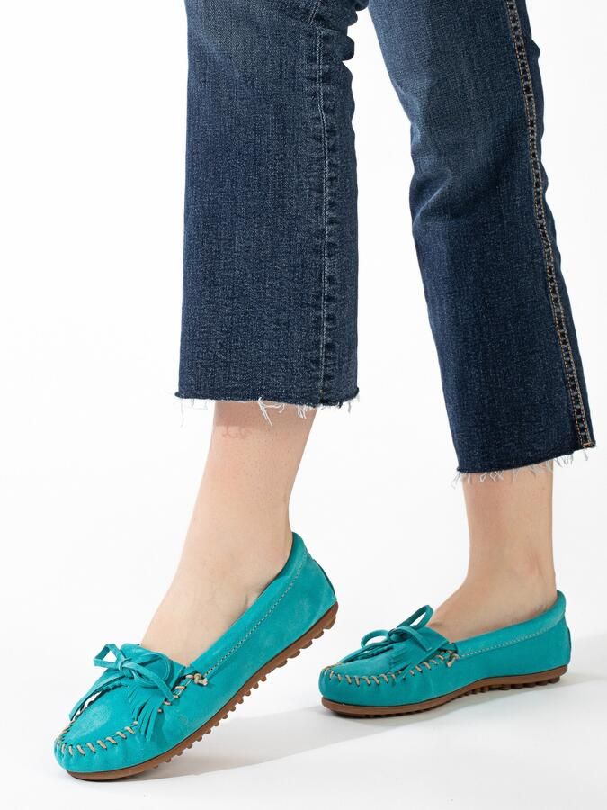 Minnetonka Mocassins 'Kilty' turquoise - Foto 3