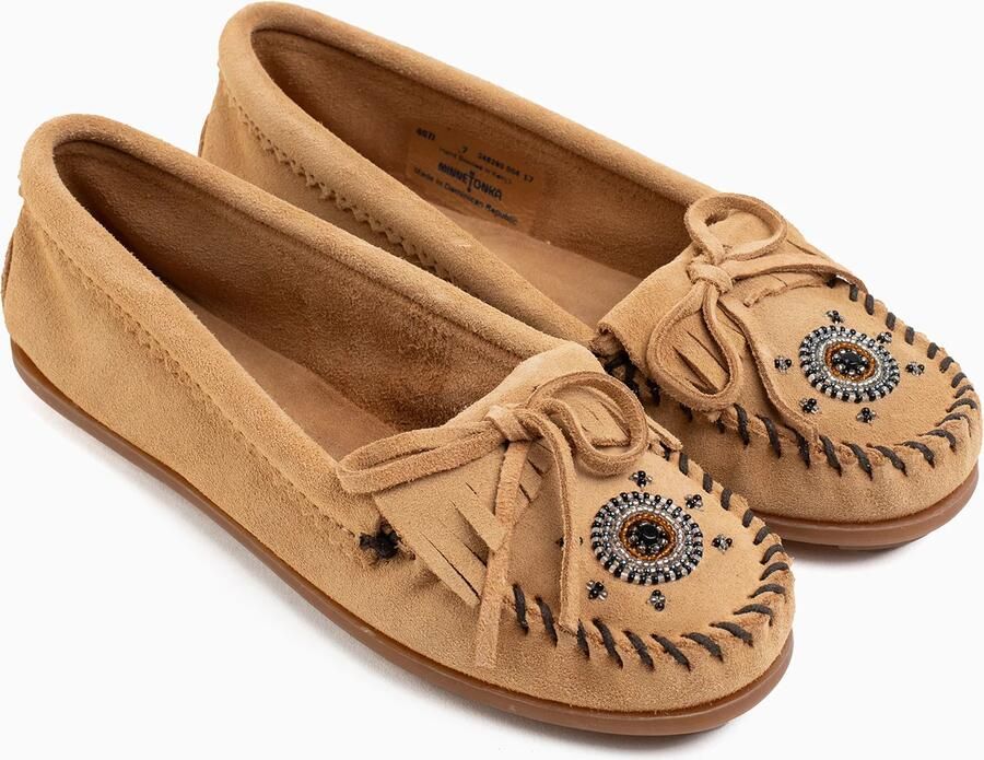 Minnetonka Mocassins 'Me to we' lichtbruin - Foto 3
