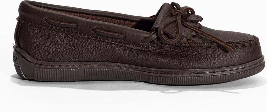 Minnetonka Mocassins 'Moosehide Kilty' bruin - Foto 5