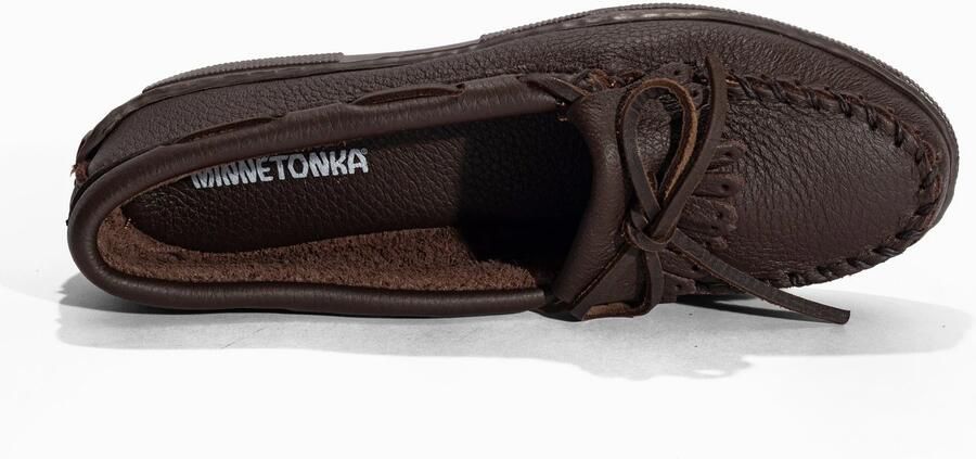 Minnetonka Mocassins 'Moosehide Kilty' bruin - Foto 4