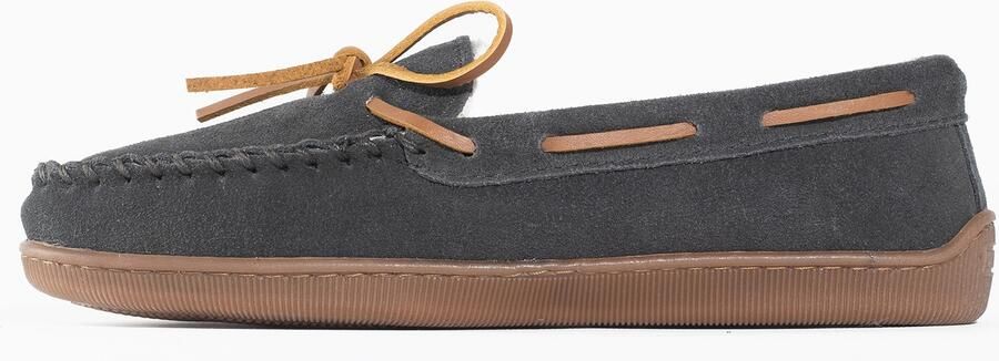Minnetonka Mocassins 'Pileline' bruin donkergrijs - Foto 5