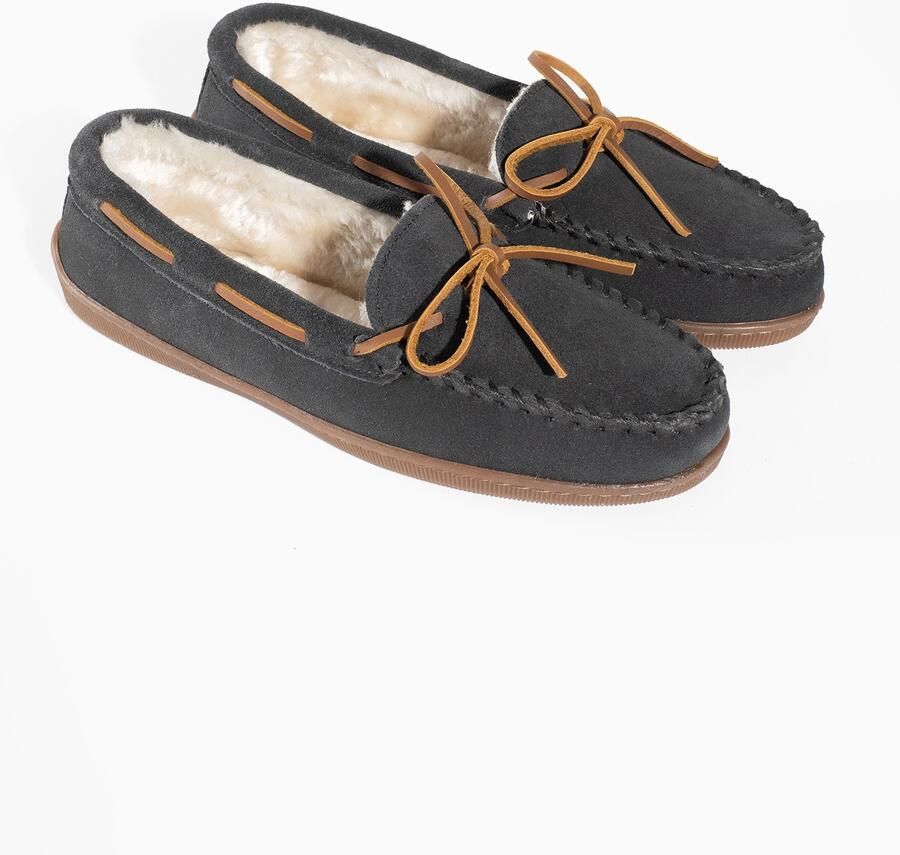 Minnetonka Mocassins 'Pileline' bruin donkergrijs - Foto 2
