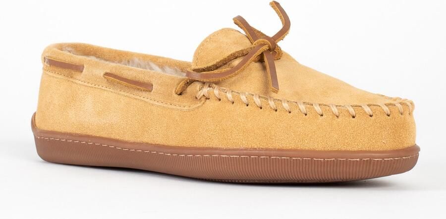 Minnetonka Mocassins 'Pileline' bruin - Foto 4