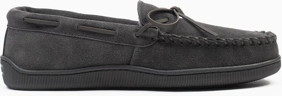 Minnetonka Mocassins 'Pileline' donkergrijs - Foto 5