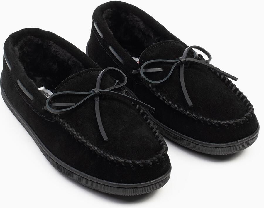 Minnetonka Mocassins 'Pileline' zwart - Foto 3