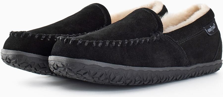 Minnetonka Mocassins 'Tempe' zwart wit - Foto 3