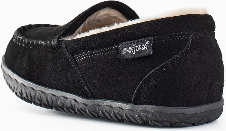 Minnetonka Mocassins 'Tempe' zwart wit - Foto 2