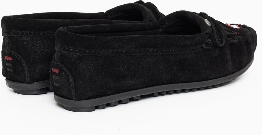 Minnetonka Mocassins 'Thunderbird' zwart - Foto 3