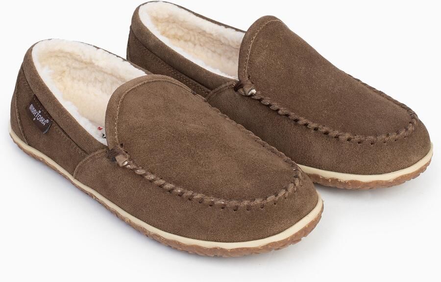 Minnetonka Mocassins 'Tilden' crème bruin - Foto 4