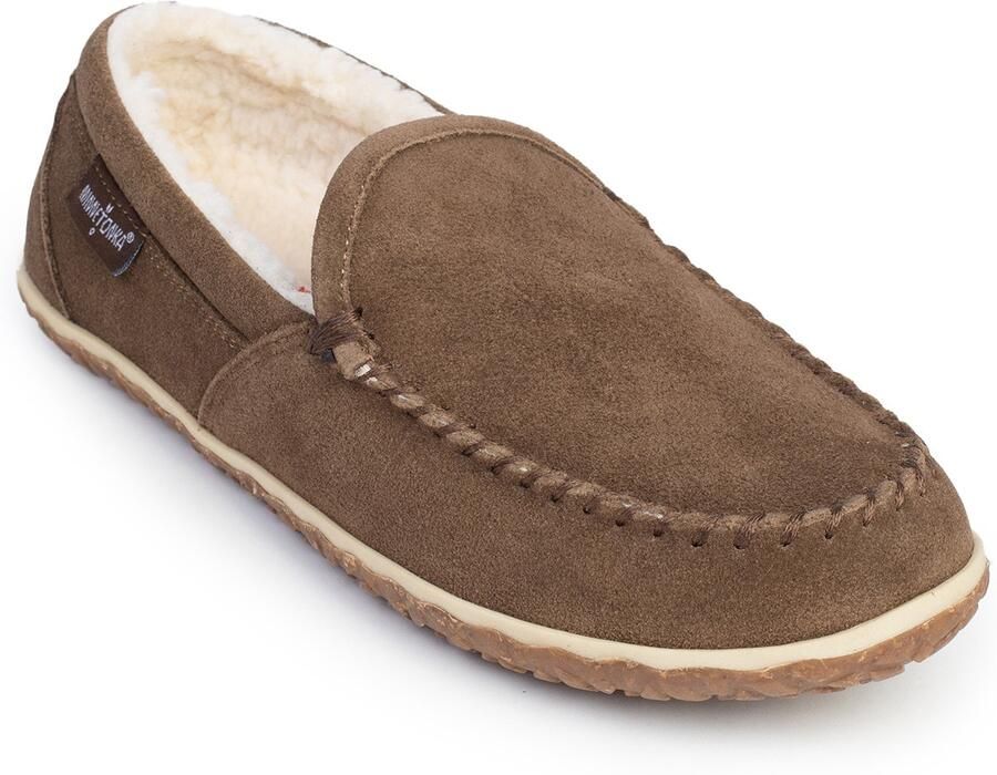Minnetonka Mocassins 'Tilden' crème bruin - Foto 2