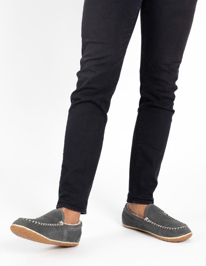 Minnetonka Mocassins 'Tilden' grijs wit