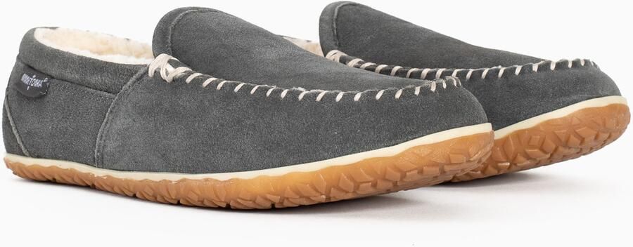 Minnetonka Mocassins 'Tilden' grijs wit - Foto 4