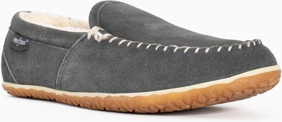 Minnetonka Mocassins 'Tilden' grijs wit - Foto 3