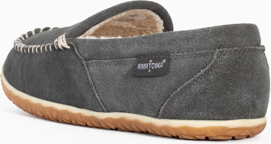 Minnetonka Mocassins 'Tilden' grijs wit - Foto 2