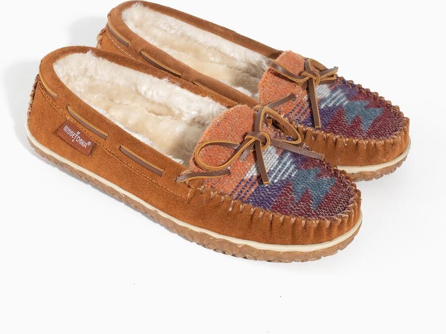 Minnetonka Mocassins 'Tilia' bruin gemengde kleuren - Foto 3