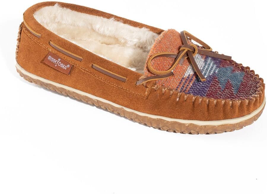 Minnetonka Mocassins 'Tilia' bruin gemengde kleuren - Foto 4