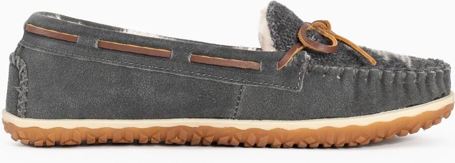 Minnetonka Mocassins 'Tilia' bruin grijs wit - Foto 6