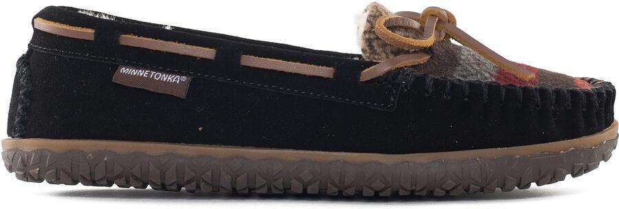 Minnetonka Mocassins 'Tilia' bruin zwart - Foto 5