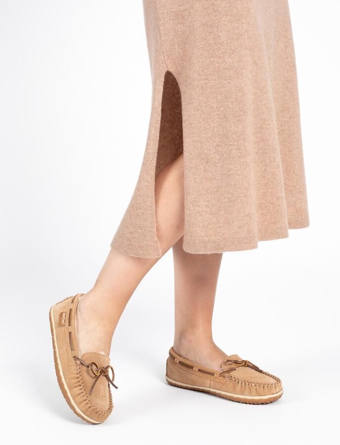 Minnetonka Mocassins 'Tilia' crème lichtbruin - Foto 2